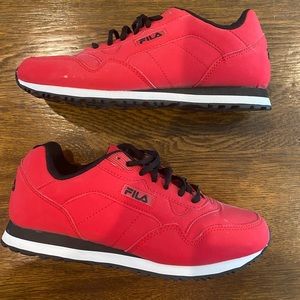 Fila Men’s Red Tennis Shoes